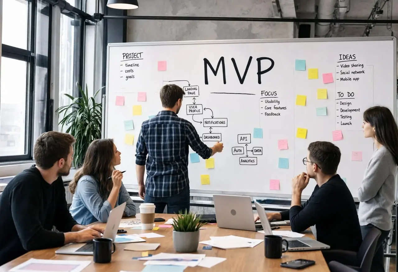 Команда проектирует MVP продукта